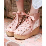 ベージュ | レースアップブーサン | axes femme