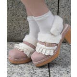 ピンク | ファースエードレースサボ | axes femme