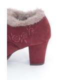 刺繍入り配色ファーブーティー | axes femme | 詳細画像5