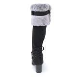 ファー付スエードロングブーツ | axes femme | 詳細画像3 