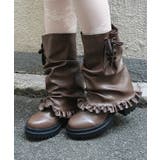 茶 | レースアップカバーブーツ | axes femme