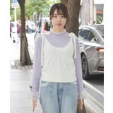 肩リボンシャギービスチェ | axes femme | 詳細画像4