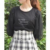 黒 | チュール重ねボリューム袖プルオーバー | axes femme