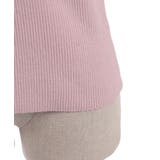 ブローチ付バイカラー襟ニット | axes femme | 詳細画像13 