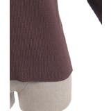 ブローチ付バイカラー襟ニット | axes femme | 詳細画像27 