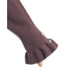 ブローチ付バイカラー襟ニット | axes femme | 詳細画像30 