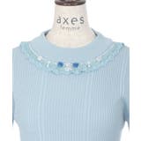 バラボトルネックリブプルオーバー | axes femme | 詳細画像27