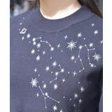 テレスコープラメ刺繍ニット | axes femme | 詳細画像9