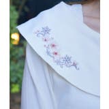 雪桜刺繍オフショル風ニット | axes femme | 詳細画像9