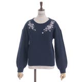 ローズ×鳥刺繍ニットプルオーバー | axes femme | 詳細画像16