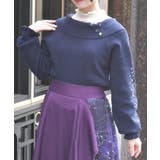 アステリズム刺繍ニットプルオーバー | axes femme | 詳細画像1 