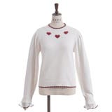 ハートジャカードニットプルオーバー | axes femme | 詳細画像14 