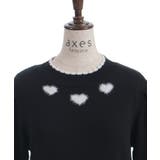 ハートジャカードニットプルオーバー | axes femme | 詳細画像27 