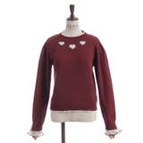 ハートジャカードニットプルオーバー | axes femme | 詳細画像8 