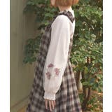 カメリア刺繍チュール袖ニット | axes femme | 詳細画像11 