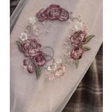 カメリア刺繍チュール袖ニット | axes femme | 詳細画像13 