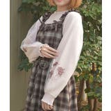 カメリア刺繍チュール袖ニット | axes femme | 詳細画像14 