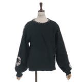 カメリア刺繍チュール袖ニット | axes femme | 詳細画像26 