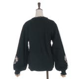 カメリア刺繍チュール袖ニット | axes femme | 詳細画像28 