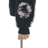 カメリア刺繍チュール袖ニット | axes femme | 詳細画像30 