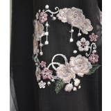 カメリア刺繍チュール袖ニット | axes femme | 詳細画像5 