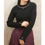 バラボトルネックリブニット | axes femme | 詳細画像12