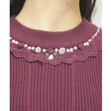 バラボトルネックリブニット | axes femme | 詳細画像5