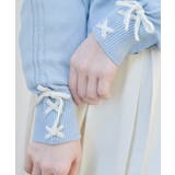 クロス刺繍ショートニットカーディガン | axes femme | 詳細画像4