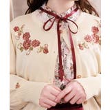 フラワーガーデン刺繍カーディガン | axes femme | 詳細画像5