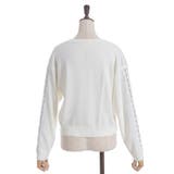 金木犀刺繍ニットカーディガン | axes femme | 詳細画像17 