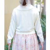 金木犀刺繍ニットカーディガン | axes femme | 詳細画像3 