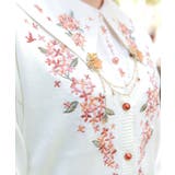 金木犀刺繍ニットカーディガン | axes femme | 詳細画像5 