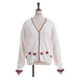 ハートジャカードニットカーディガン | axes femme | 詳細画像15 