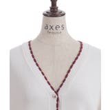 ハートジャカードニットカーディガン | axes femme | 詳細画像20 