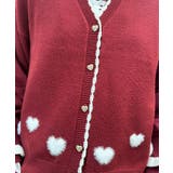 ハートジャカードニットカーディガン | axes femme | 詳細画像6 