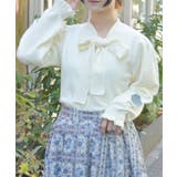 白 | ローズ・ステンドグラスカーディガン | axes femme