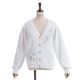 スノー・ローズ刺繍カーデ | axes femme | 詳細画像14