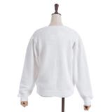 スノー・ローズ刺繍カーデ | axes femme | 詳細画像16