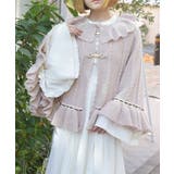 ピンク | ふわふわモヘアニットケープ | axes femme