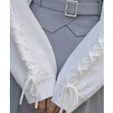 リボン釦編み上げニットカーディガン | axes femme | 詳細画像10 