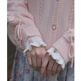 リボン釦編み上げニットカーディガン | axes femme | 詳細画像14 