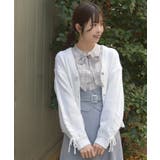 リボン釦編み上げニットカーディガン | axes femme | 詳細画像15 