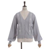 桜刺繍ニットカーディガン | axes femme | 詳細画像14 