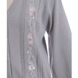 桜刺繍ニットカーディガン | axes femme | 詳細画像18 