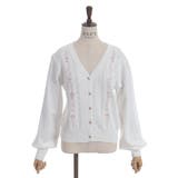 桜刺繍ニットカーディガン | axes femme | 詳細画像20 