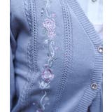 桜刺繍ニットカーディガン | axes femme | 詳細画像9 