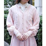 ピンク | 桜刺繍ニットカーディガン | axes femme