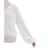 パール釦ぽこぽこニットカーディガン | axes femme | 詳細画像20 