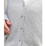 パール釦ぽこぽこニットカーディガン | axes femme | 詳細画像4 