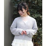 パール釦ぽこぽこニットカーディガン | axes femme | 詳細画像8 